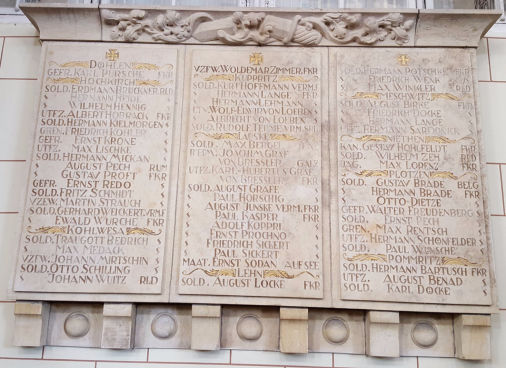 Gefallene 1. Weltkrieg