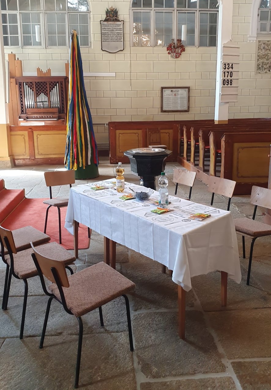 gedeckter Schulanfängertisch