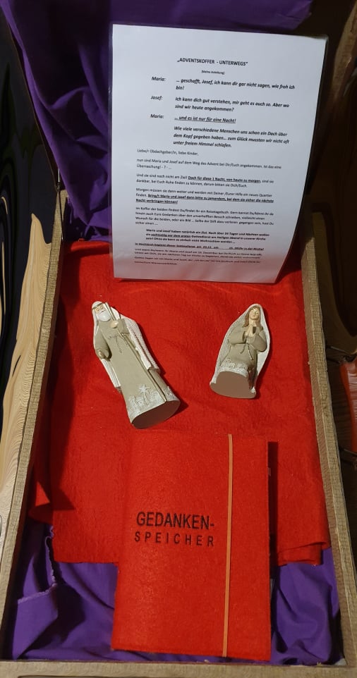 Koffer mit Maria und Joseph