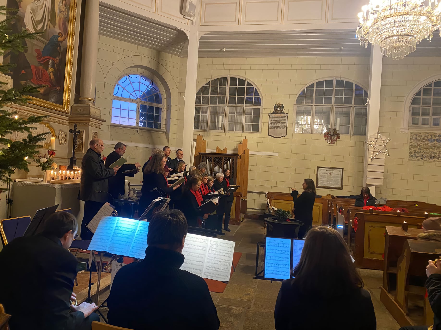 Adventsmusik im Kerzenschein